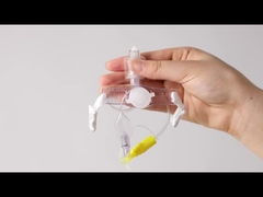 Sterilizzazione con ossido di etilene Tubo tracheostomico usa e getta in PVC Medicale 8.5 9.0 9.5 10.0