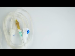 Tubo di gomma libero da lattice per infusione usa e getta IV Set di trasfusioni Set di gomma di lattice Bulbo